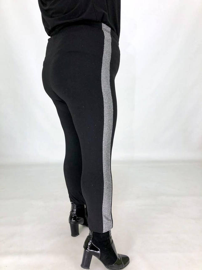 Лосини утеплені чорні великого розміру 6х 7х 8х 9х, фото 1