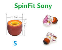 Амбушюры SpinFit Sony WF 1000XM4 1000XM5 1000XM3 WF XB700 WI 1000XM2 Размер S маленький