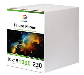 Фотопапір Galaxy 10x15 (1000л) 230г/м2 Ultra Глянець