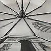 Жіноча парасолька-напівавтоман з візерунком зсередини і тефлонового напилкння від "BELLISSIMO", фото 7