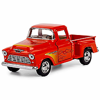 Машинка металлическая инерционная Пикап Chevy Stepside (1955) Kinsmart KT5330FW 1:32 (Красный)