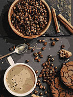 Картина по номерам "Ароматный кофе" Идейка KHO5644 30х40 см
