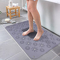 Квадратный нескользящий коврик Massage mat коврик для душа, щетка для стоп , Коврик массажный для ног