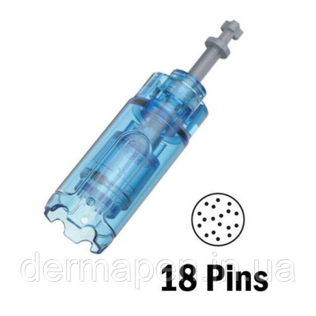 Картридж насадка 18 голок для Дермапен Dr Pen Ultima A9 | A8S | M8S, фото 1
