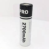 Акумулятор Arexes 18650 Li-Ion 2700 mAh, 3.7v, фото 3