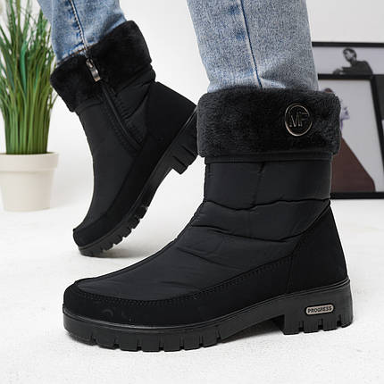 Жіночі дутики на хутрі зимові, фото 1