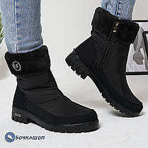 Жіночі дутики на хутрі зимові, фото 4