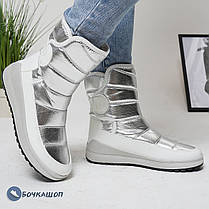 Жіночі зимові черевики кросівки на платформі, фото 5