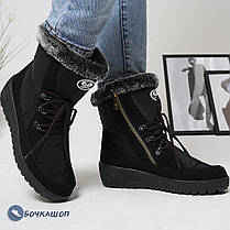 Дутики жіночі на хутрі, фото 4