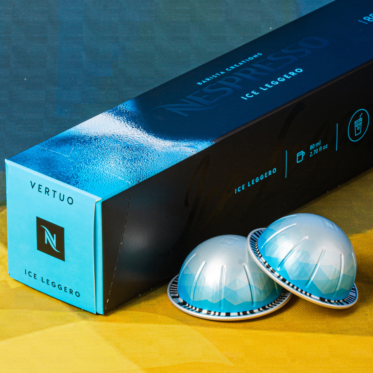 Кава в капсулах Nespresso Vertuo ICE LEGGERO, Швейцарія (10шт) 80 мл