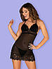Комплект жіночий комбінація і трусики Obsessive RENELIA CHEMISE&thong, фото 4
