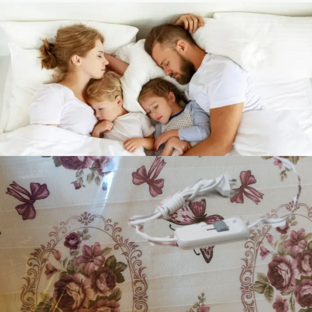 Електро простирадло 115х150 см на 2 режими, Турецьке електропростирадло полуторне натуральна тканина, фото 1