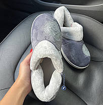 Сірі жіночі тапки для дому, фото 2