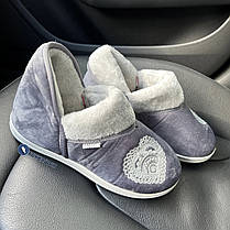 Сірі жіночі тапки для дому, фото 4