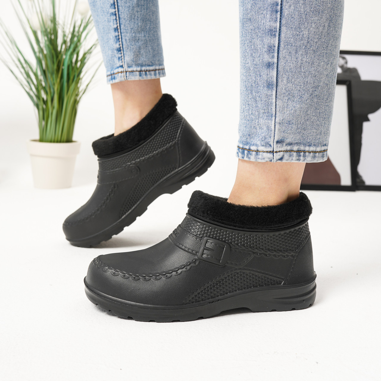 Жіночі утеплені галоші