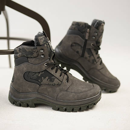 Чоловічі зимові черевики, якісні та зручні, фото 1