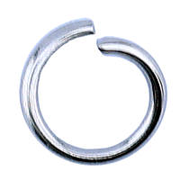 Кільця сполучні Beadalon, 4 мм, нержавіюча сталь, 10 штук