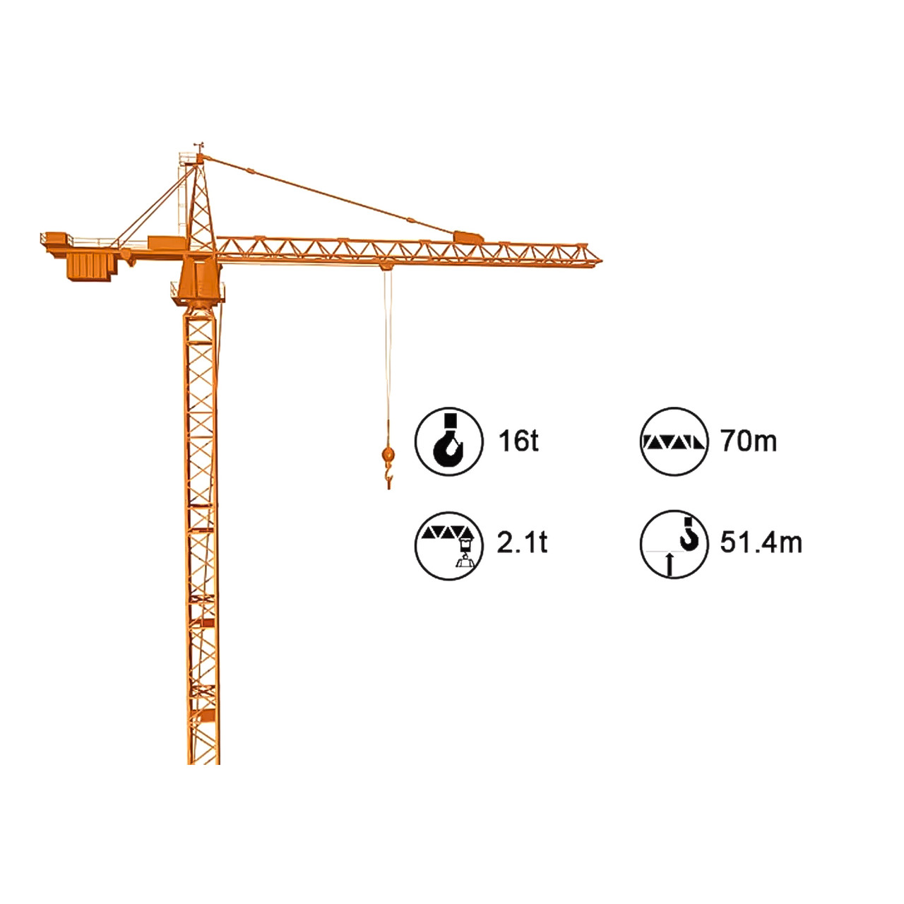 Баштовий кран-молот SYM K4021/16, фото 1