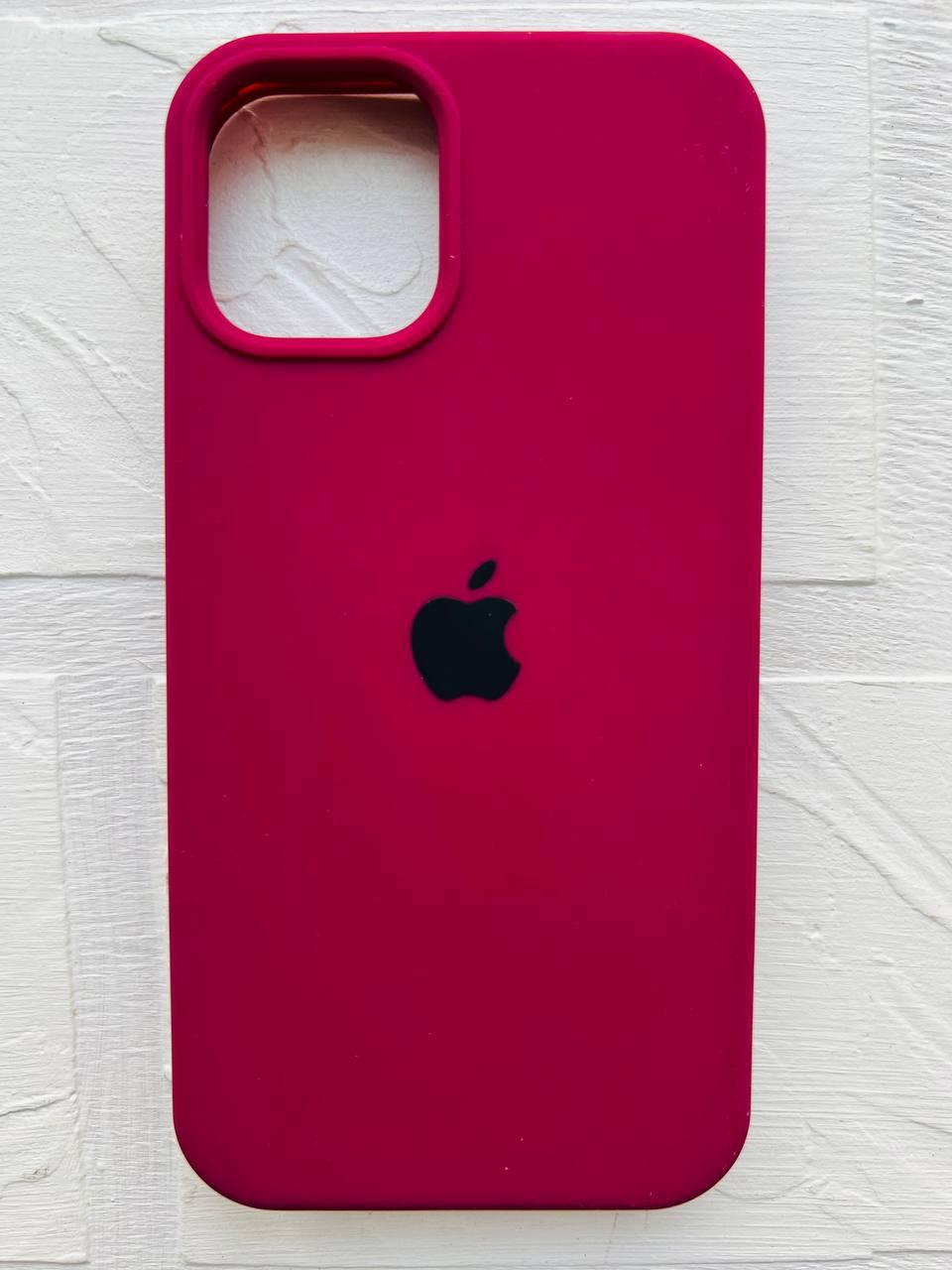 Чохол-накладка  Silicone Case для Apple iPhone 12, 12 Pro Plum