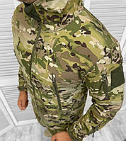 Куртка тактическая Soft Shell (Размер S - XXL) Мультикам демисезонная одежда для ЗСУ Multicam