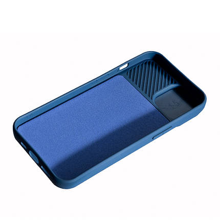 Силіконовий чохол Case Camera для Apple iPhone 14 Plus Blue, фото 3