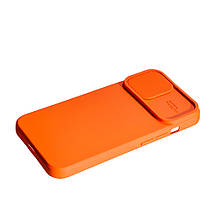Силіконовий чохол Case Camera для Apple iPhone 14 Plus Orange, фото 4