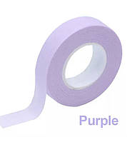 Скотч паперовий для ламінування вій, стрічка для нарощування вій, колір фіолетовий (9 метрів)