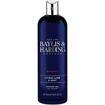 Чоловічий парфумований гель для душу Baylis & Harding Citrus Lime & Mint Shower Gel 500 мл