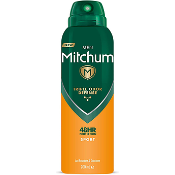 Мужской дезодорант-антиперспирант Mitchum Men 48hr Anti-Perspirant Sport 200 мл