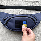 Бананка з прапором на липучці. Колір: темно-синій, фото 2