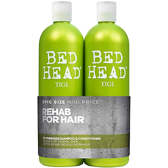 Шампунь + кондиціонер для нормального волосся Tigi Bed Head Re-Energize Shampoo & Conditioner Set 2 х 750 мл