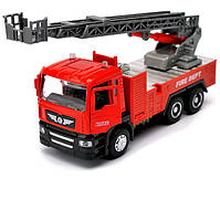 Машинка іграшкова Автопром «Пожежна машина» зі звуковими та світловими ефектами (КТ-1441), фото 2