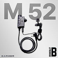 Гарнитура Кнопка РТТ Earmor M52 для активных наушников EARMOR M32 и М32Н