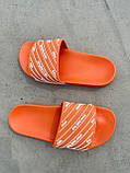 Balenciaga Slides Small Logo Orange, фото 6