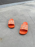 Balenciaga Slides Small Logo Orange, фото 7