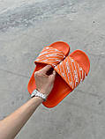 Balenciaga Slides Small Logo Orange, фото 8
