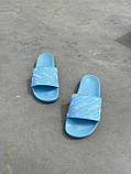 Balenciaga Slides Small Logo Blue, фото 4