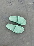 Balenciaga Slides Small Logo Mint Green, фото 3