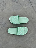 Balenciaga Slides Small Logo Mint Green, фото 5