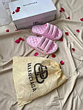 Balenciaga Puffy Slides Pink, фото 7