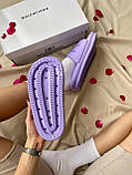 Balenciaga Puffy Slides Purple, фото 4