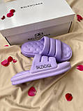 Balenciaga Puffy Slides Purple, фото 5