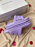 Balenciaga Puffy Slides Purple, фото 8
