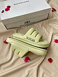 Balenciaga Puffy Slides Olive, фото 7