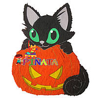 Піньята Кіт з Гарбузом Хеловін, Halloween з наповненням