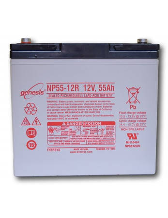 Батарея акумуляторна Genesis® NP55-12 12V 55Ah, фото 3