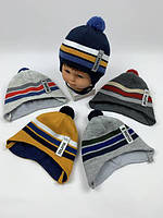 Красива дитяча шапка Осінь Польща 44-46 розмір 6 9 12 місяців рік