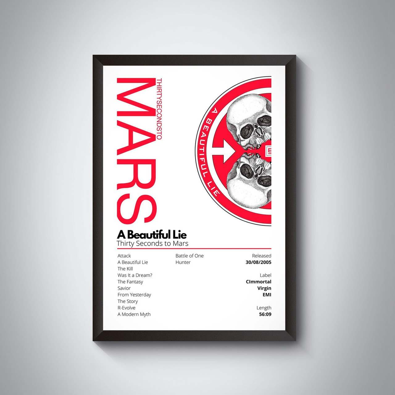 30 seconds to mars альбом beautiful lie