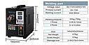 Ручний апарат Sunkko 737G для точкового зварювання батарей з дисплеєм імпульсів та струму,  18650 кВт, фото 5