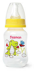Пляшка для годування дитяча Baby Дракоша 125 мл жовта Fissman DP43971, 7426789 — 232